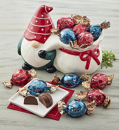 Gnome Candy Dish with Treats